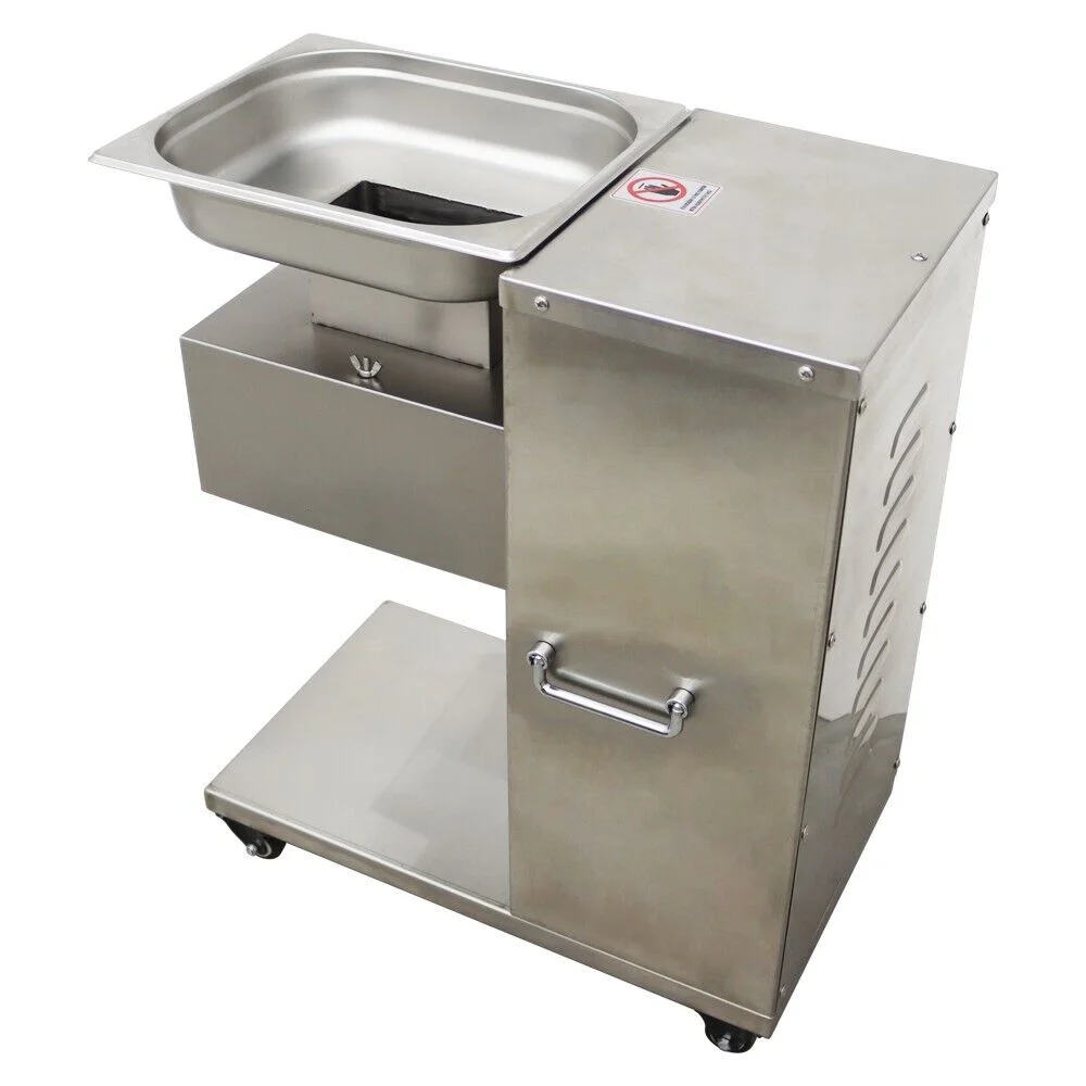 Meat Cutter Steak Vegetable Slicer with 8mm Knife Set Stainless Steel 500KG/H