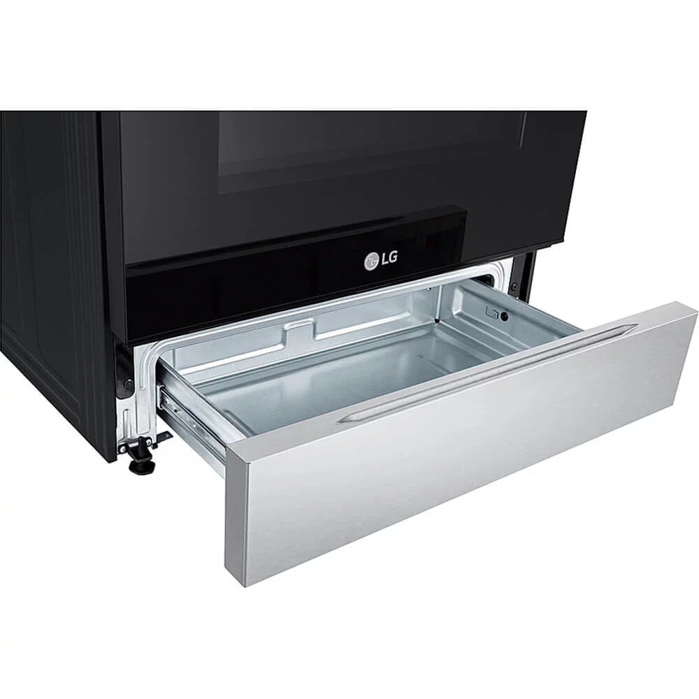 LG LSEL6333F 6.3 Cu. Ft. Stainless Smart Convection Electric Range with Air Fry & EasyClean