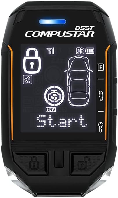 Compustar 2WSSR-T11 2 Way LCD DSS Replacement Remote Transmitter 3 Mile Range 2WSSRT11