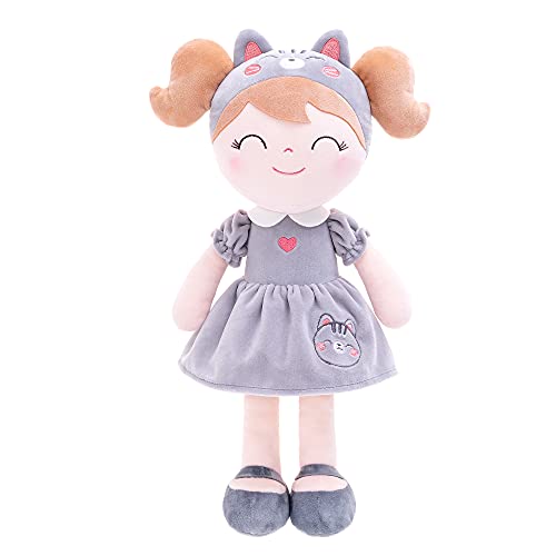 Gloveleya Baby Girl Gift First Baby Doll Plush Doll Print Sunflowers