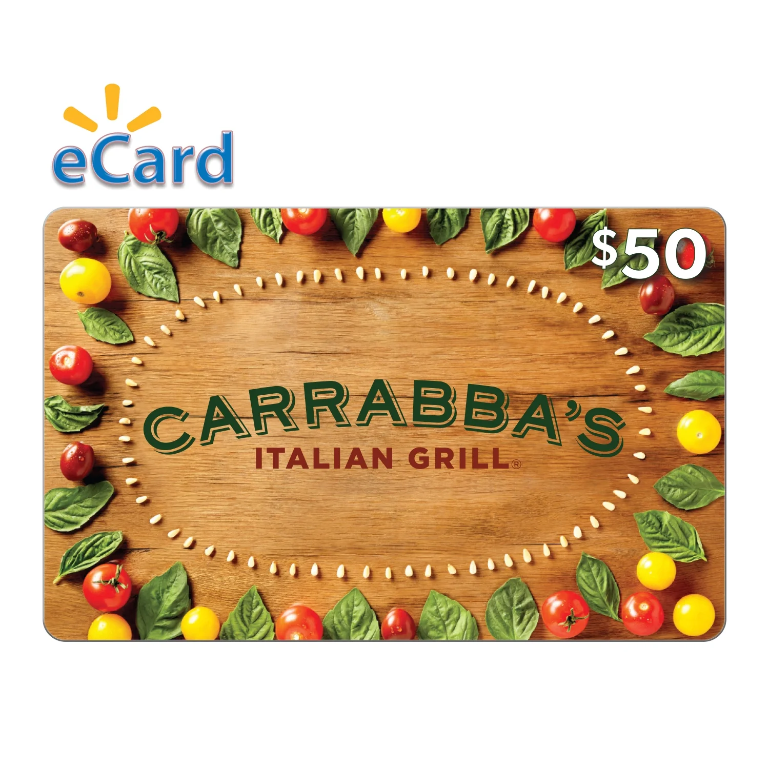 Carrabbas Italian Grill $50 eGift Card