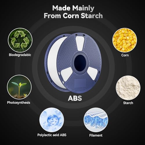 3D Printer Filament, ABS Filament 1.75mm, High Strength and Toughness, Dimensional Accuracy +/- 0.02mm, 1kg(2.2lbs) 3D Printing Filament (Gold)