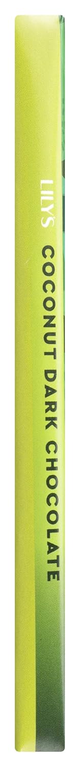 Lily's Sweets, Coconut Dark Chocolate Bar, 3 Ounce