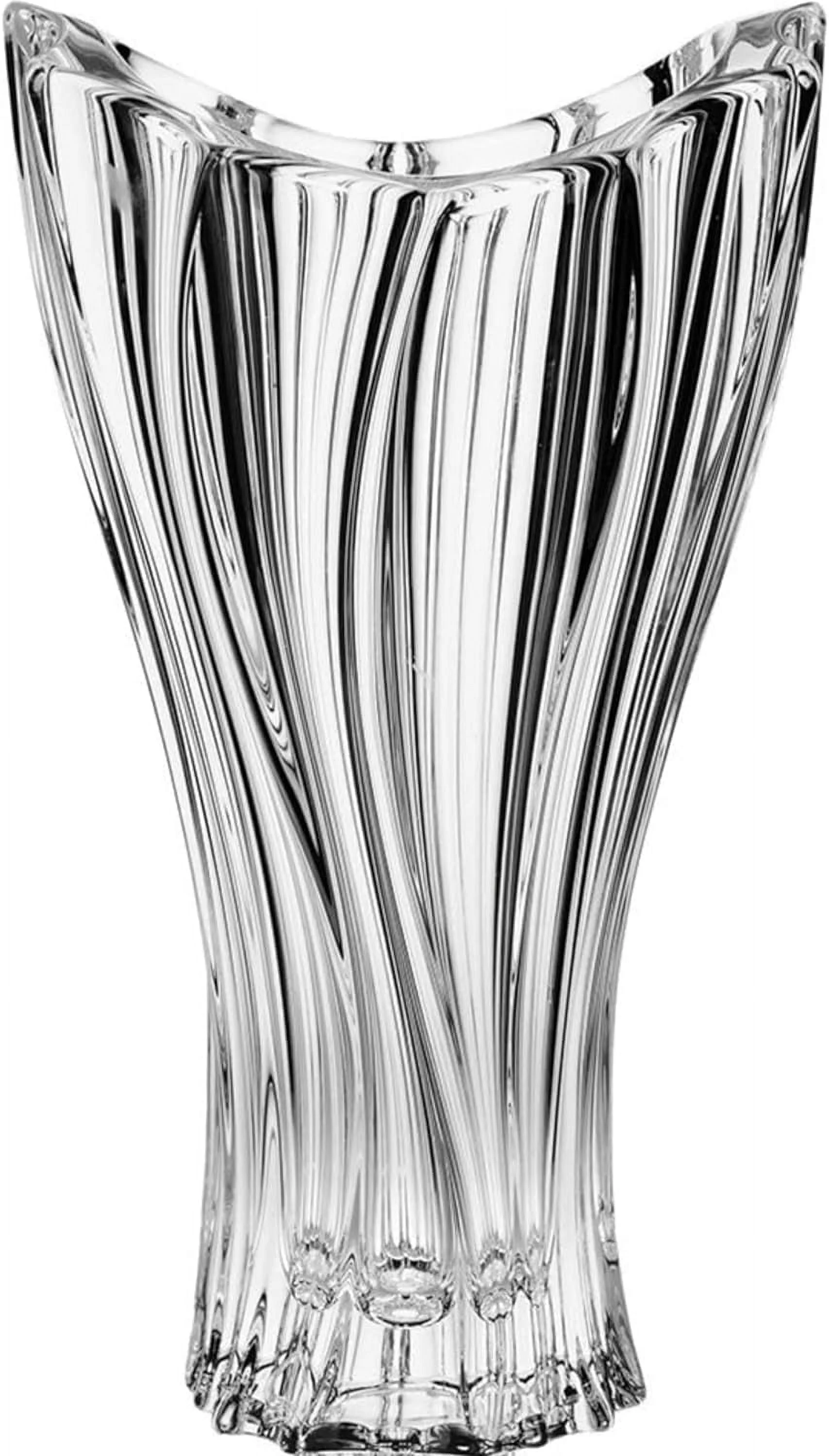 Bohemian Crystal Glass Vase 12