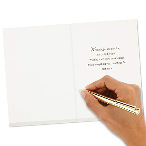 Hallmark Boxed Christmas Cards, Snowy Wreath (40 Cards and Envelopes)