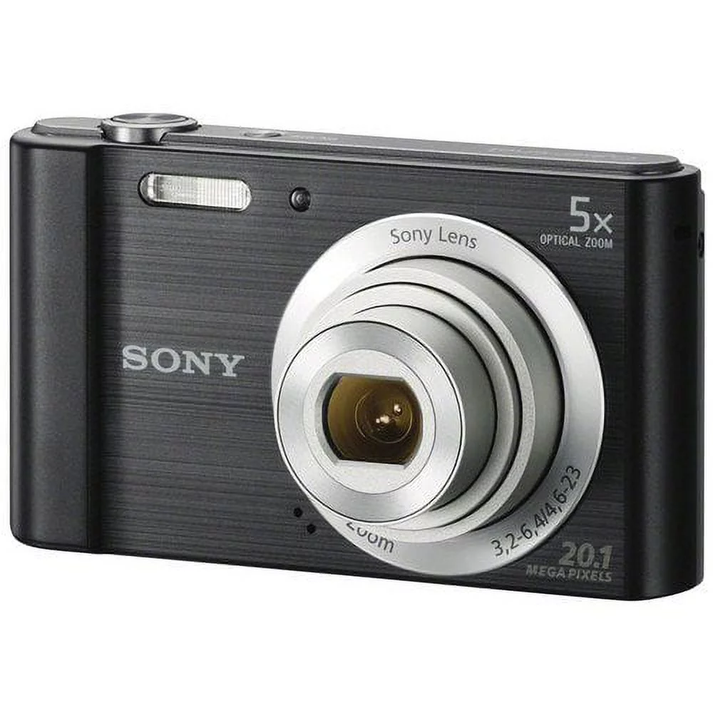 Sony Cyber-shot DSC-W800 Digital Camera (Black) + 16GB Pixi- I3ePro Accessory Bundle