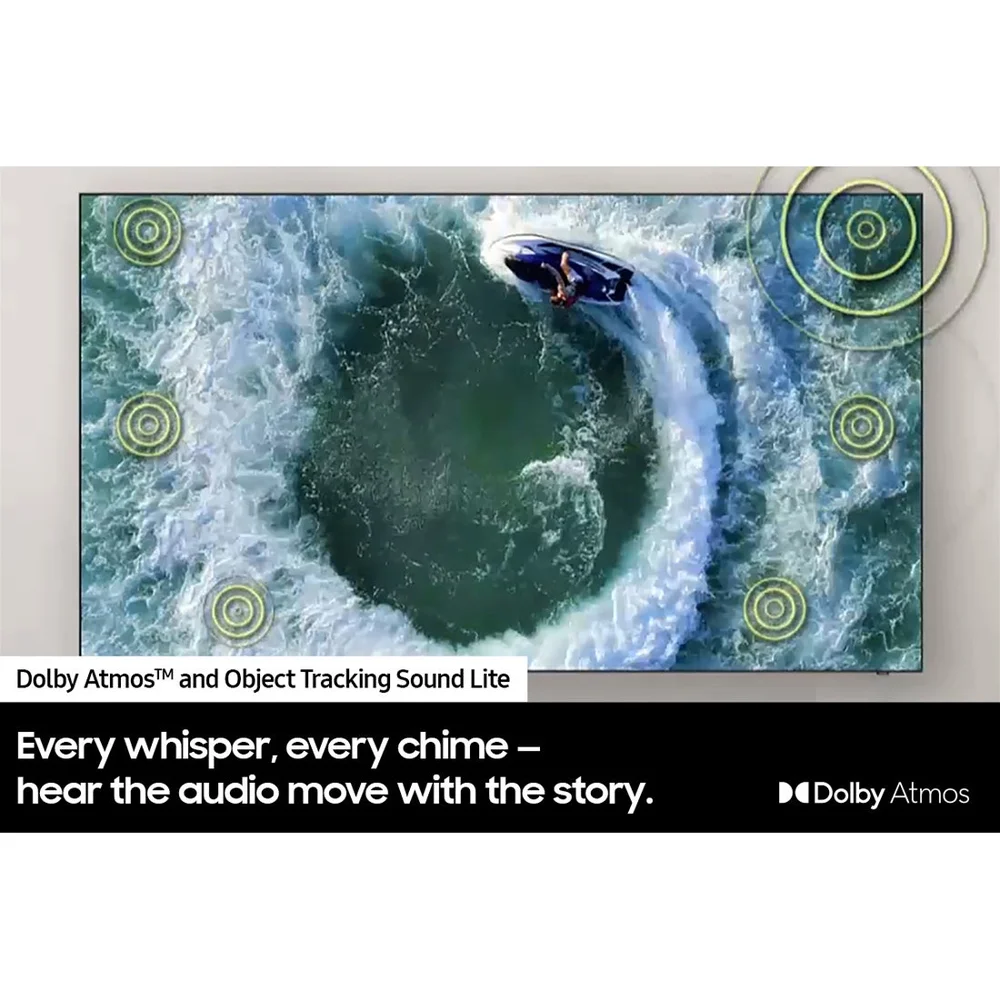 Samsung 50-Inch Class QLED 4K Q80C Series Quantum HDR, Dolby Atmos Object Tracking Sound Lite, Direct Full Array, Q-Symphony 3.0, Gaming Hub, Smart TV with Alexa Built-in (QN50Q80C, 2023) - (Open Box