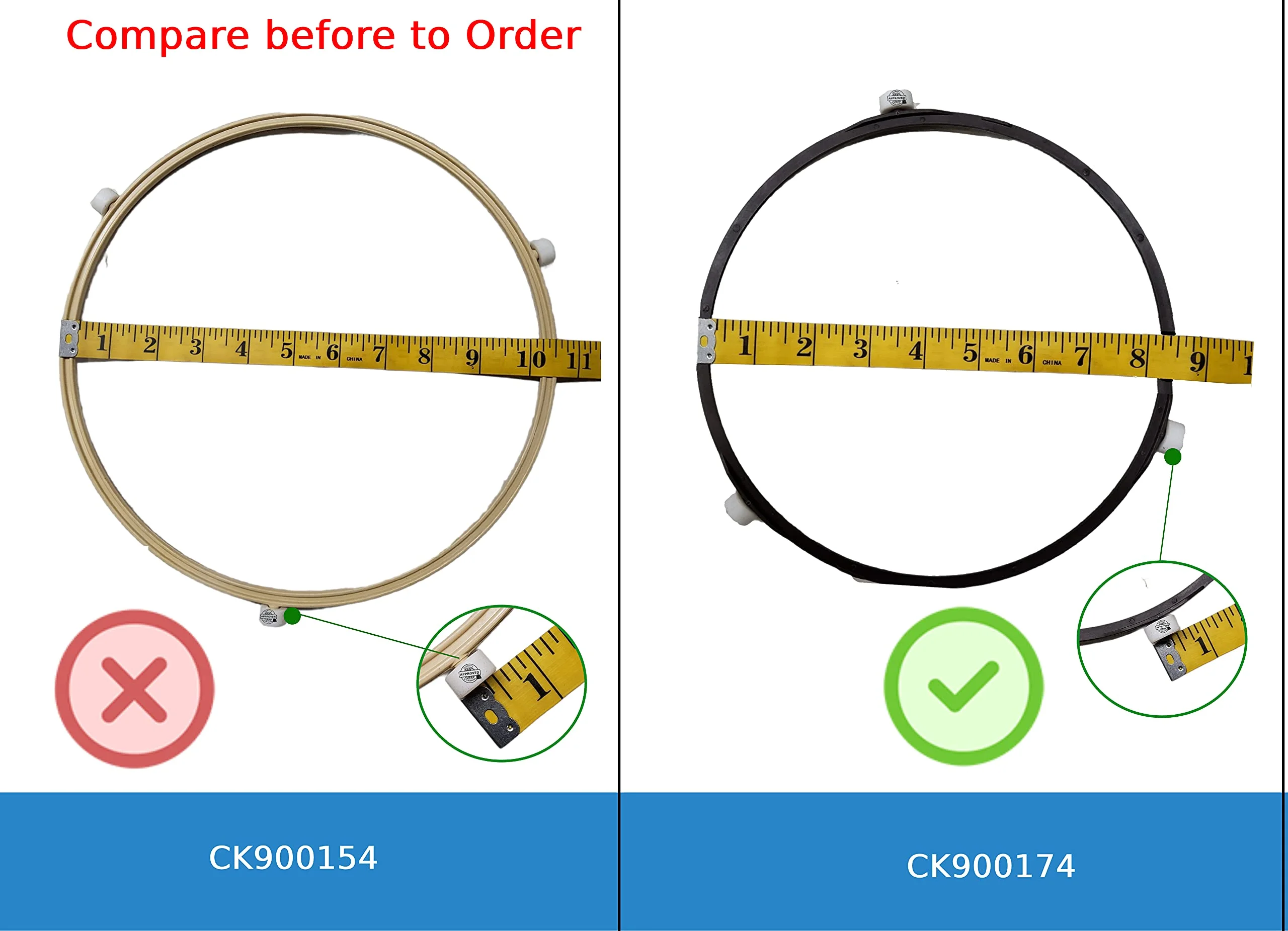 GLOB PRO SOLUTIONS WB06X10513 Microwave Guide Roller Assembly 8