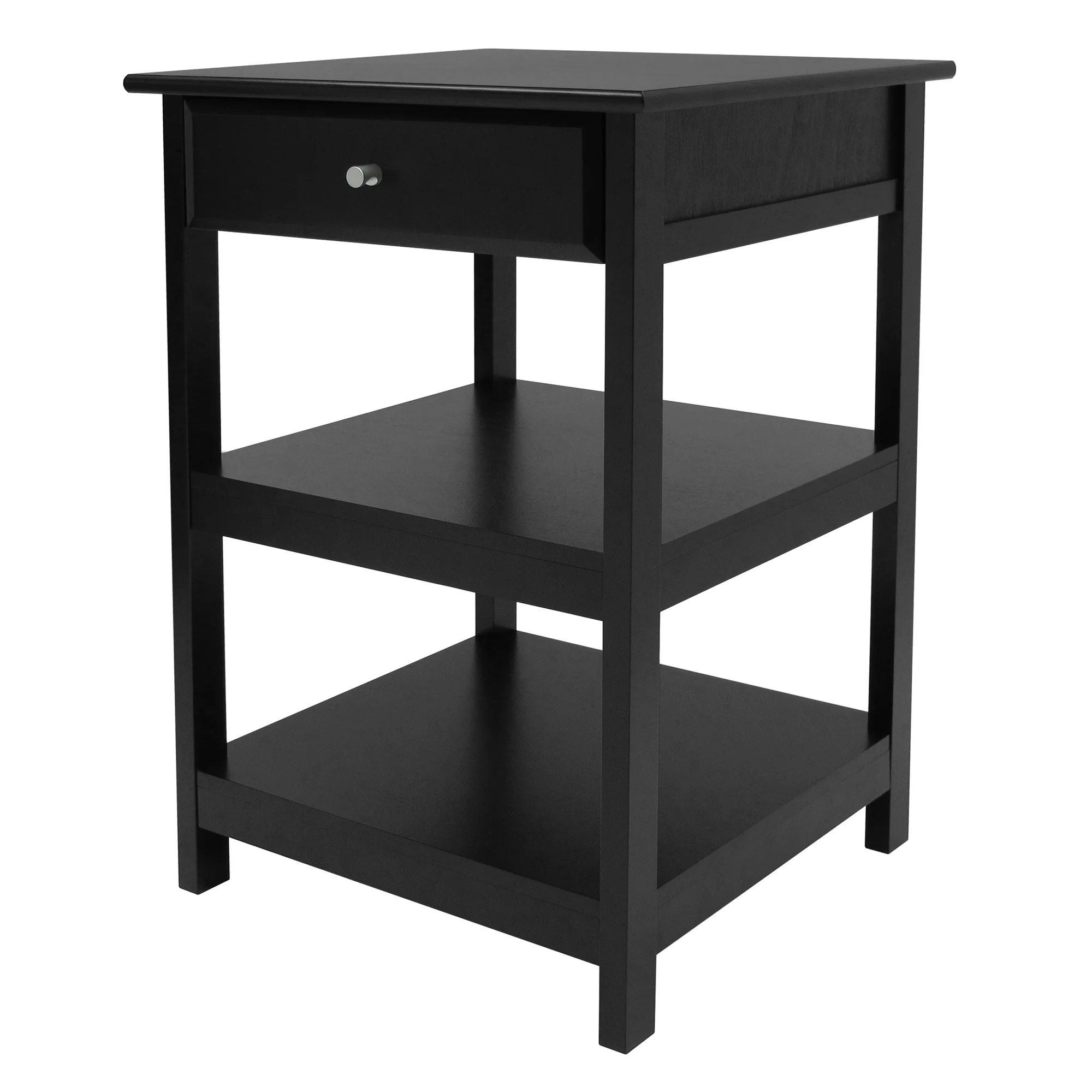 Winsome Wood Delta Home Office Printer Stand, Black Finish