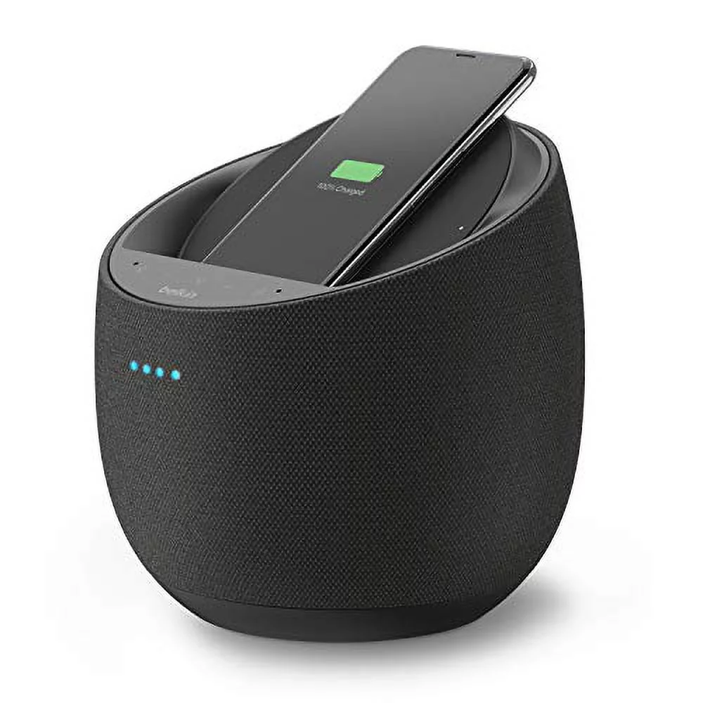 Belkin Soundform Elite Portable Bluetooth Speaker with Alexa + AirPlay2 and Wireless Phone Charger, Black