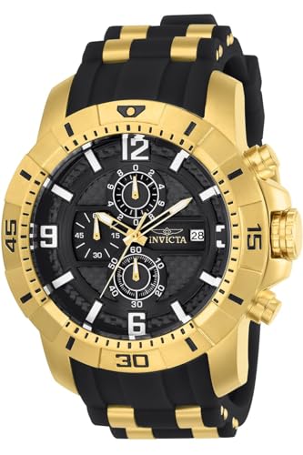 Invicta Men's Pro Diver Stainless Steel Quartz Watch with Stainless-Steel Strap, Blue, Black, 26 (Model: 24963, 24965)