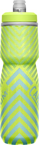 CamelBak Podium Chill Bike Insulated Squeeze Water Bottle Navy Stripe, 24oz