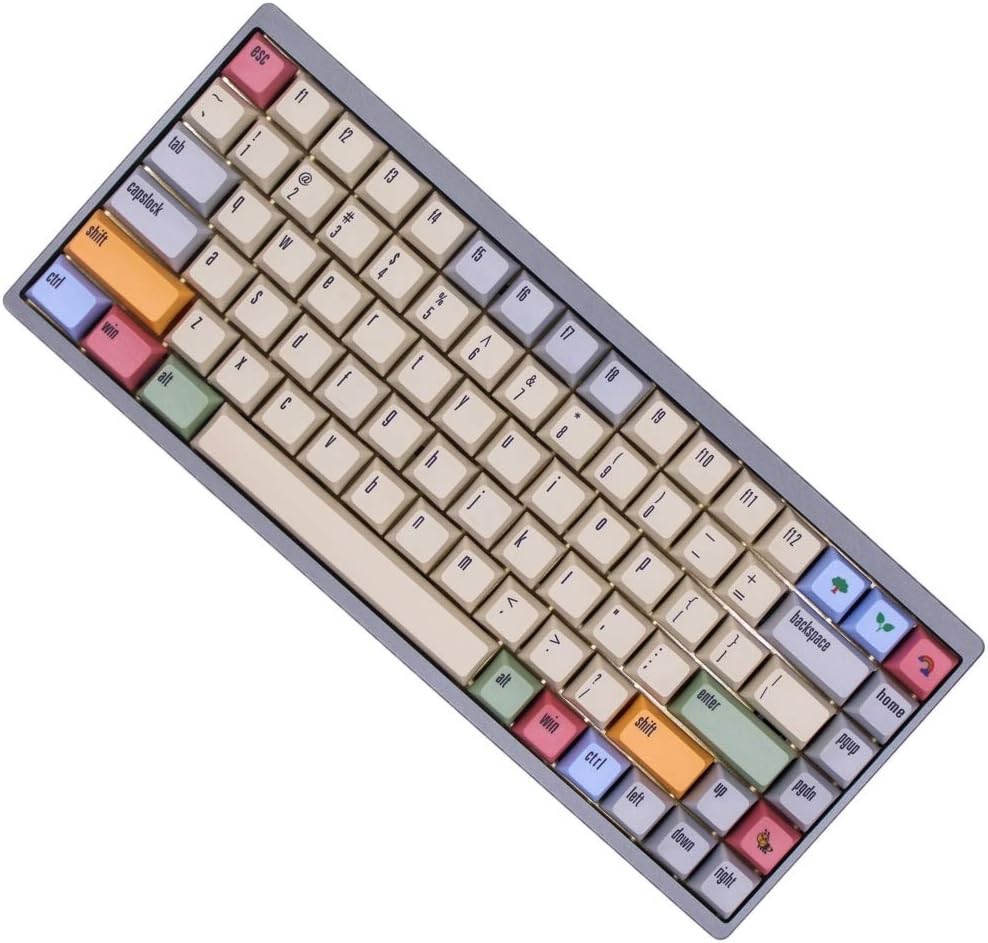 ONECAP XDAS Profile Dye-Sublimation 166 Keys Thick PBT Keycaps Compatible for MX Switch Mechanical Keyboard Keycap