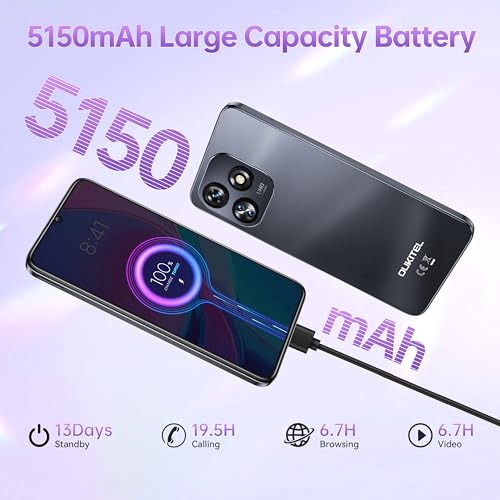 OUKITEL C51 Android 14 Smartphone - 6.8