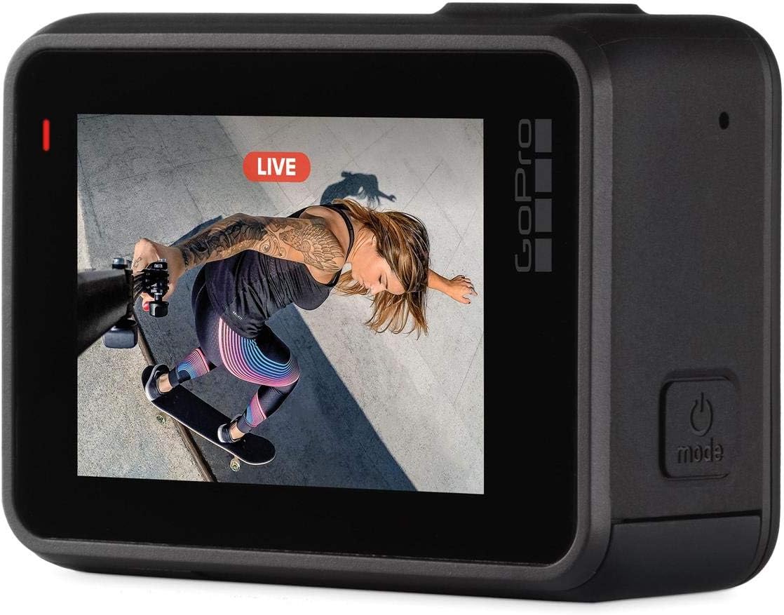 GoPro Hero7 Black — Waterproof Action Camera with Touch Screen 4K Ultra HD Video 12MP Photos 720p Live Streaming Stabilization