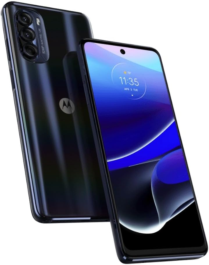 Motorola G Stylus 5G 2022 | Unlocked | 128 GB | 50MP Camera | Steel Blue (Renewed)