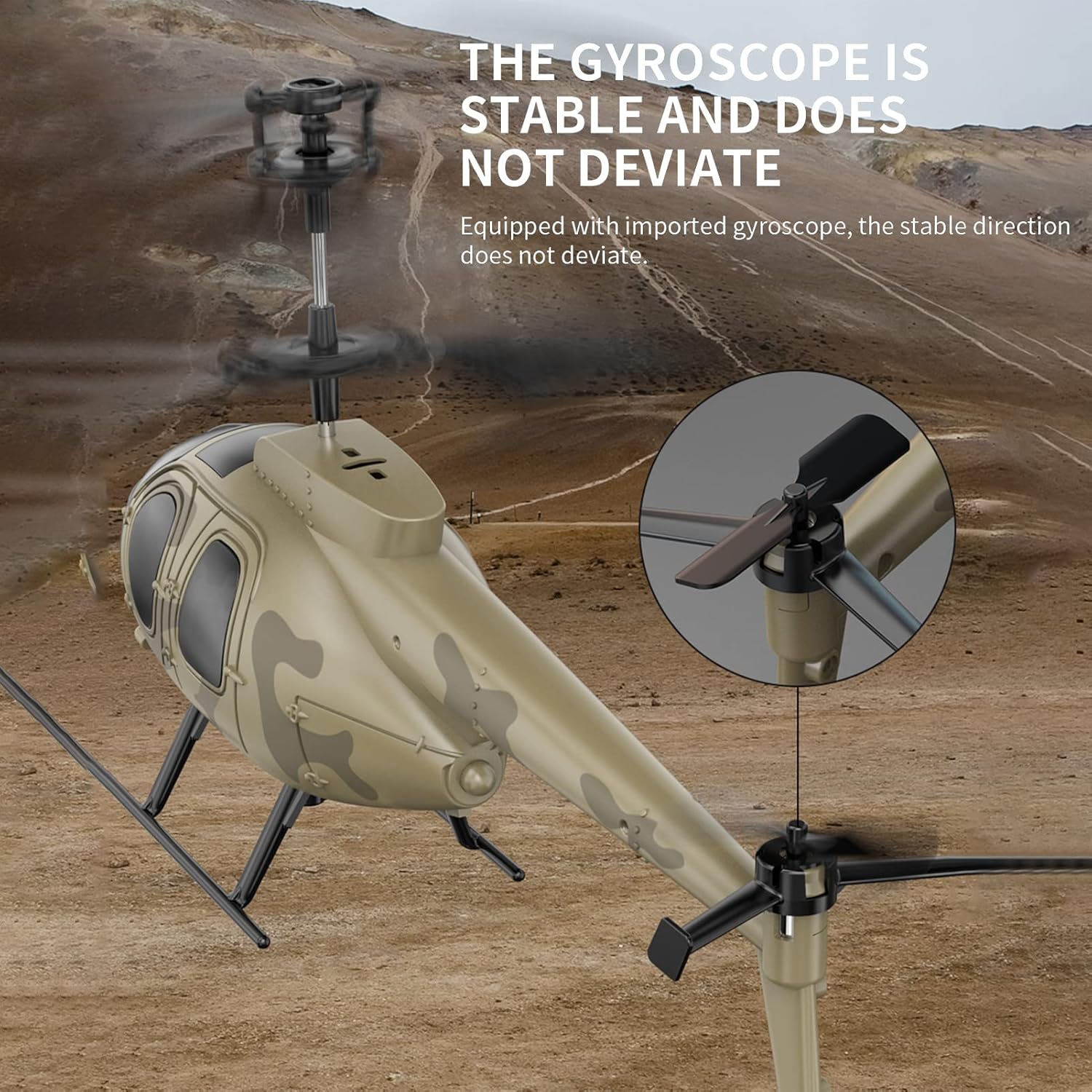 GoolRC RC Helicopter Remote Control Helicopter Toys for Boys 2.4GHz RC Drone Remote Control Plane Gyro Stabilization RC Airplane Altitude Hold Toy Gift for Boys Girls Adults 3 Batteries