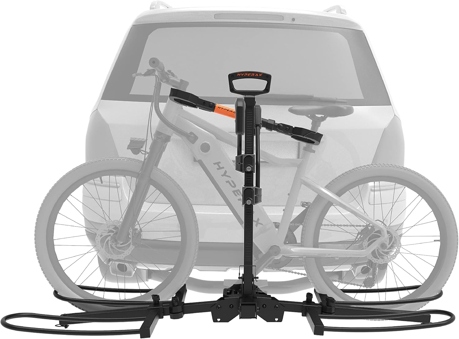 HYPERAX Special Combo - Volt 2 with 2 X E-Bike Adapter- Platform Bike Rack for Car, SUV, Trucks, Sedan - 2