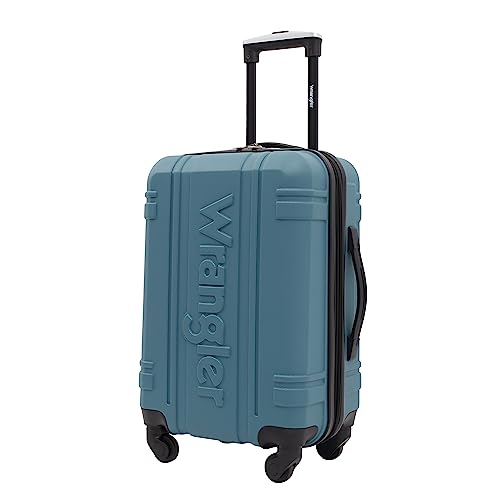 Wrangler Astral Hardside Luggage, Cedar, 20-Inch Carry-On