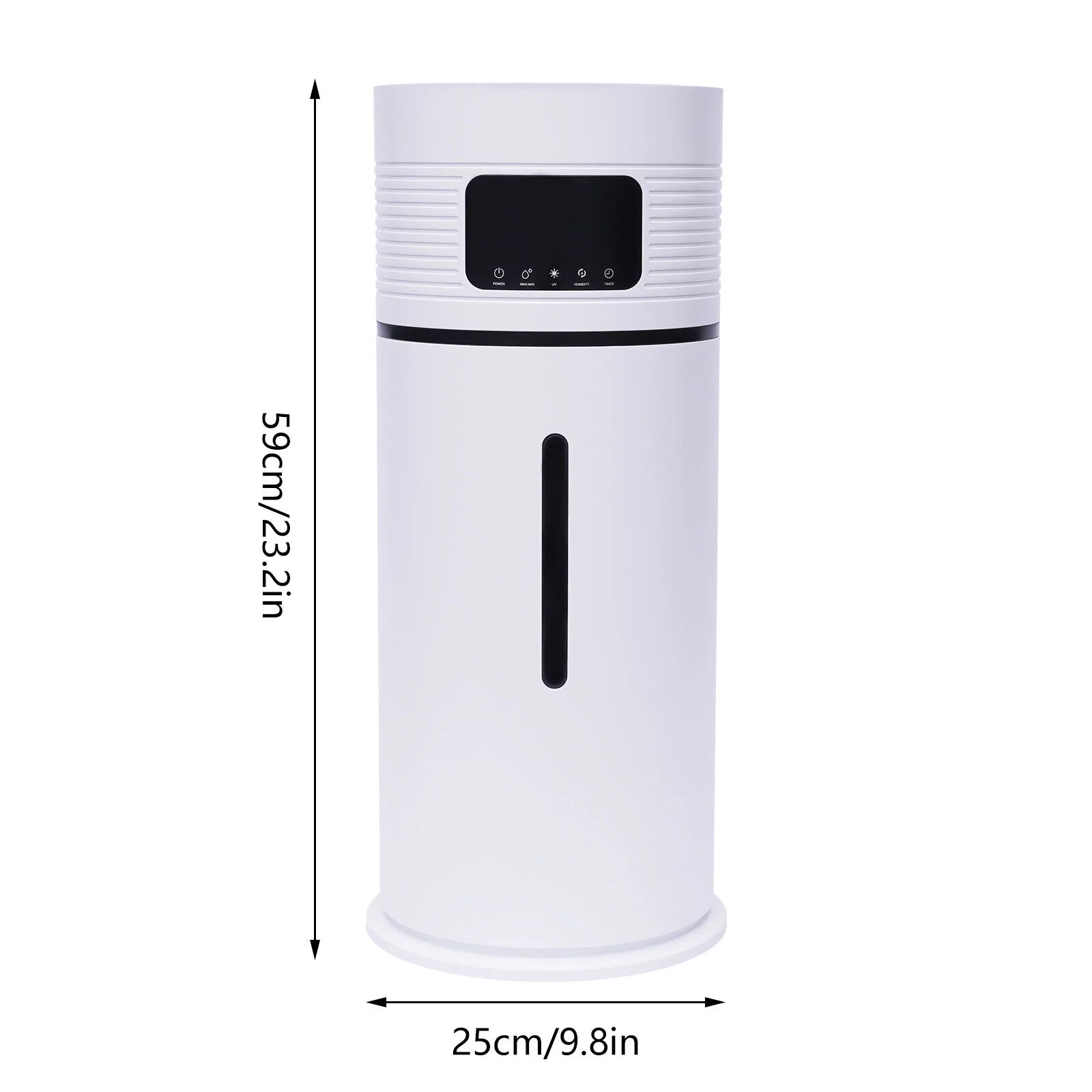 ZhdnBhnos 15L Large Humidifier w/ Remote Control Whole House Ultrasonic Cool Mist Air Humidifier for Office Greenhouse Bedroom