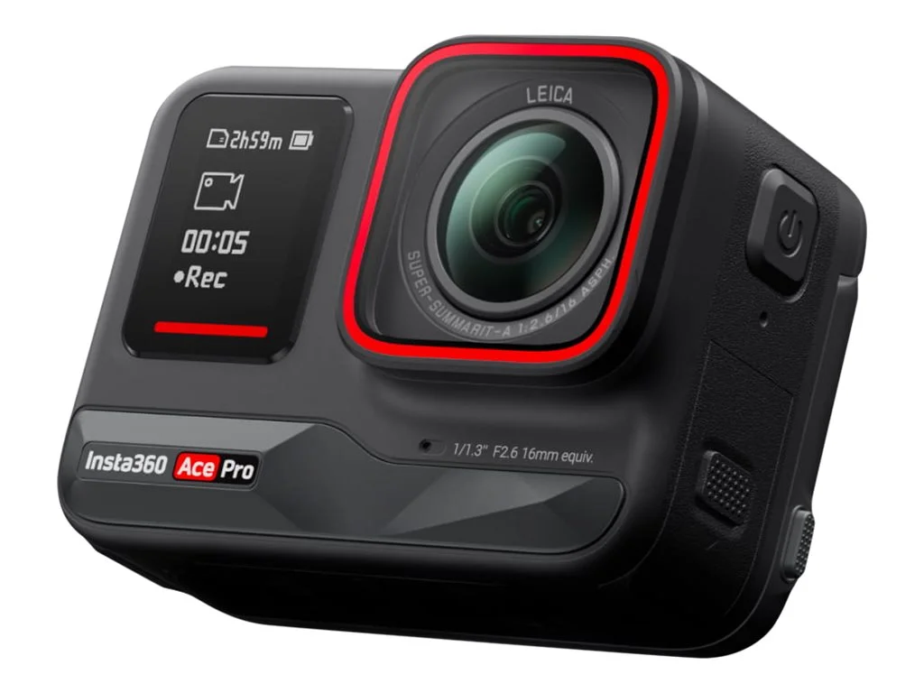 Insta360 Ace Pro - Action camera - 8K / 24 fps - Leica - Wi-Fi, Bluetooth - underwater up to 30ft - black
