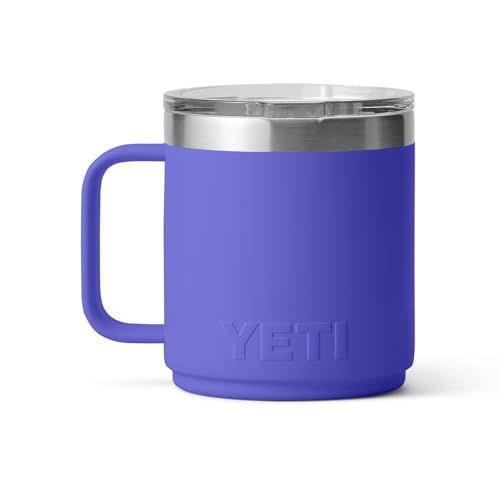YETI Rambler 10 oz Stackable Mug, Vacuum Insulated, Stainless Steel with MagSlider Lid, Stainless