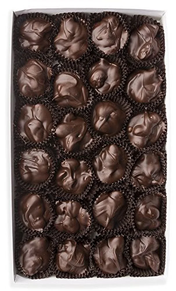 1 Lb Almond Clusters Mixed (Milk 65%  Dark 35%) Chocolate