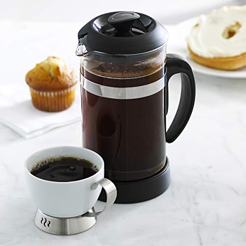 Trudeau French 1-Liter Coffee Press, Black, 1 Liter (801210)