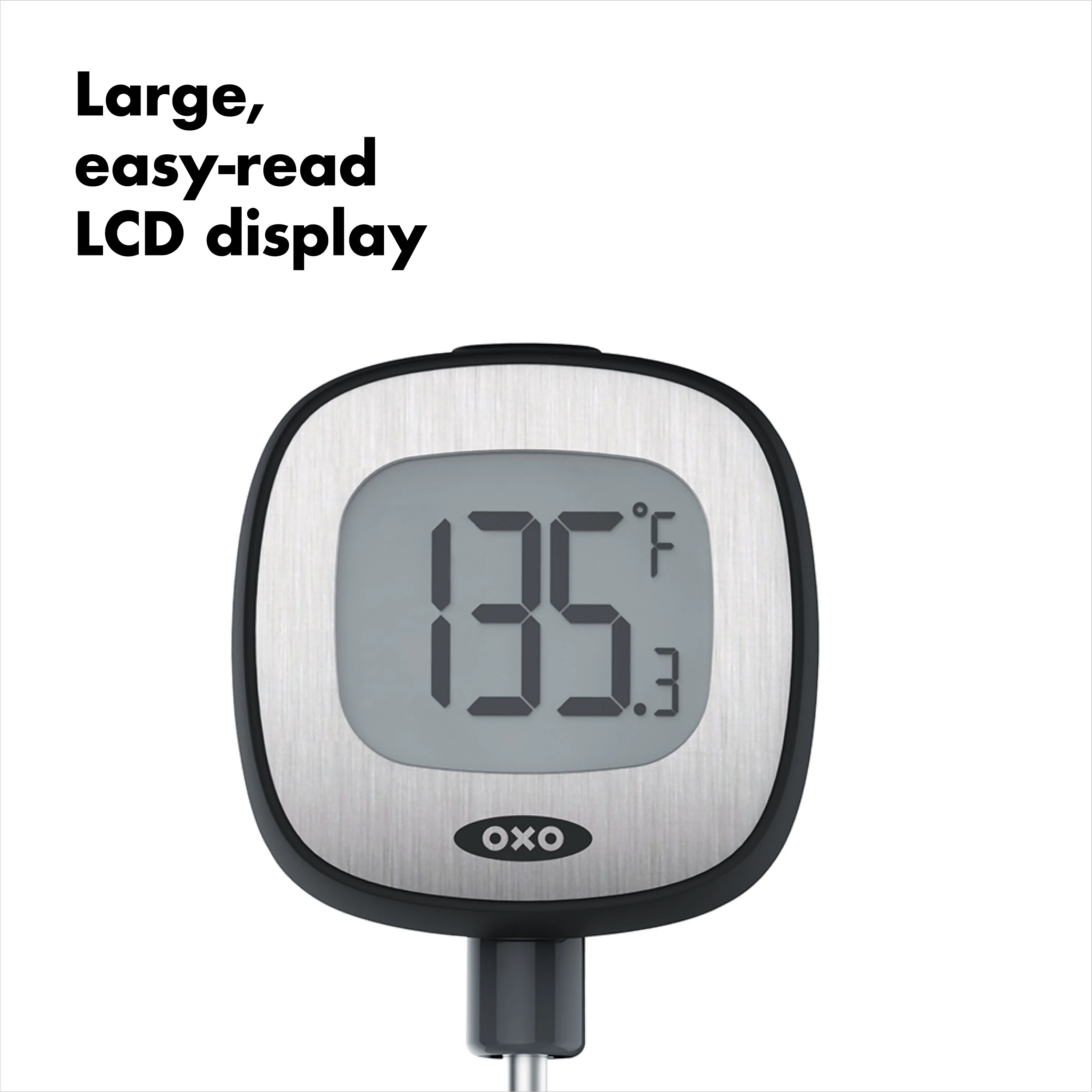OXO Softworks Digital Display Instant Read Stainless Steel Food Thermometer