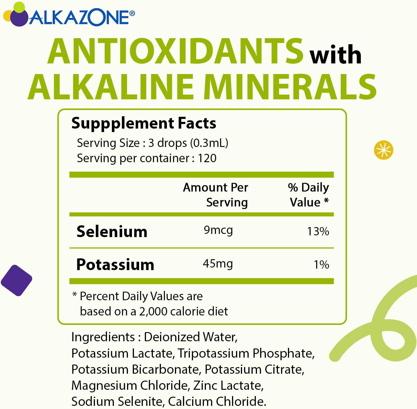 Balance Your pH, Antioxidants Alkaline Mineral Drops, Single 1.25 Oz Pack, Portable, Yields 10 Gallons of alkaline, antioxidant Water, Unflavored, pH Balance, Hydration