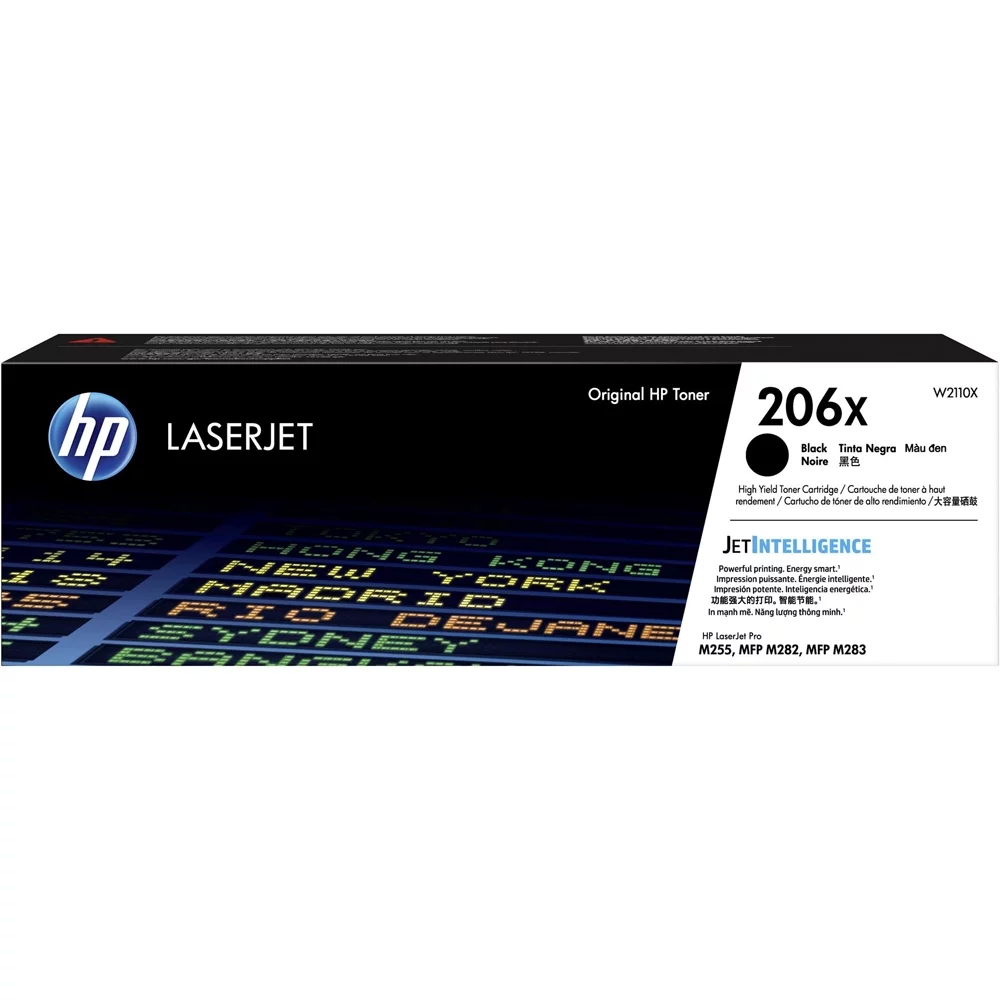HP 206X (W2110X) High Yield Black Original LaserJet Toner Cartridge