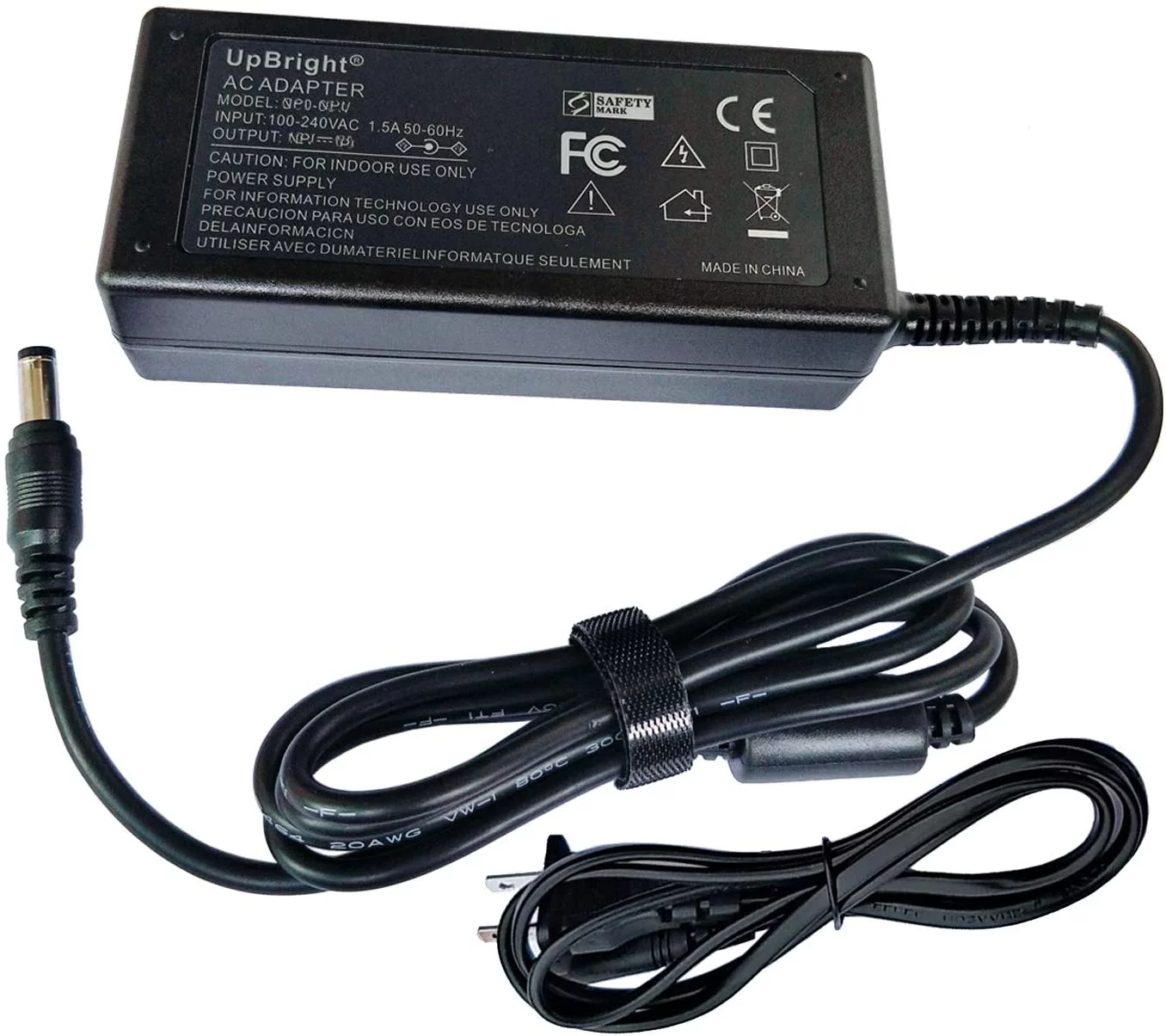 UpBright New Global 19V AC / DC Adapter For HP 737689-001 737689001 50W 19VDC 2.63A - 3.42A 50 Watt APD Asian Power Devices Power Supply Cord Cable Battery Charger Mains PSU