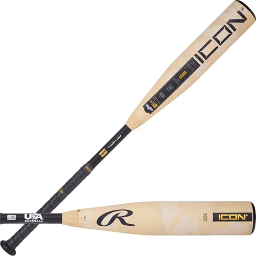 Rawlings | 2025 | ICON Baseball Bat | USA | -12 / -10 / -8 Drop | 2 5/8' Barrel | 2 Pc. Composite