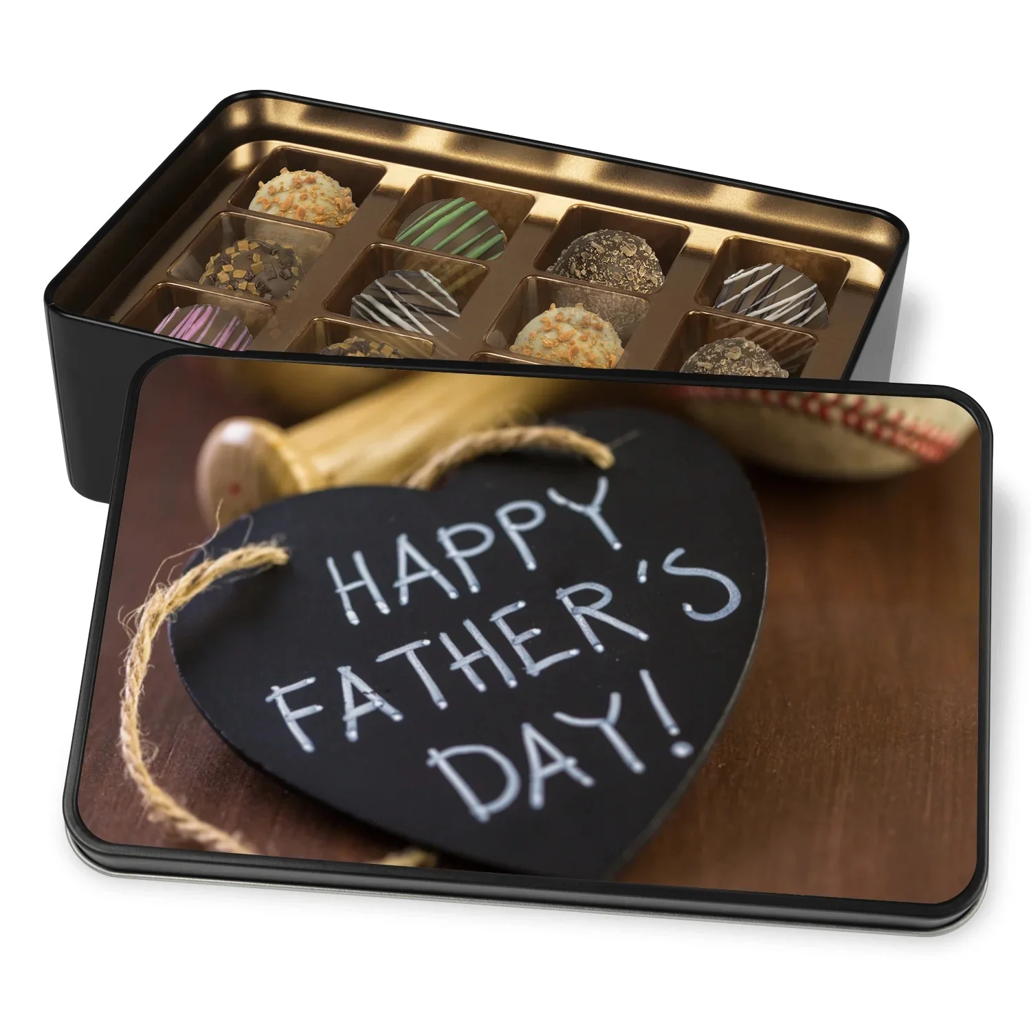 Fathers Day Gift Custom Chocolate Truffle Gift - Chocolate Gift Box for Dad - Gift from Wife - Gift From Daughter