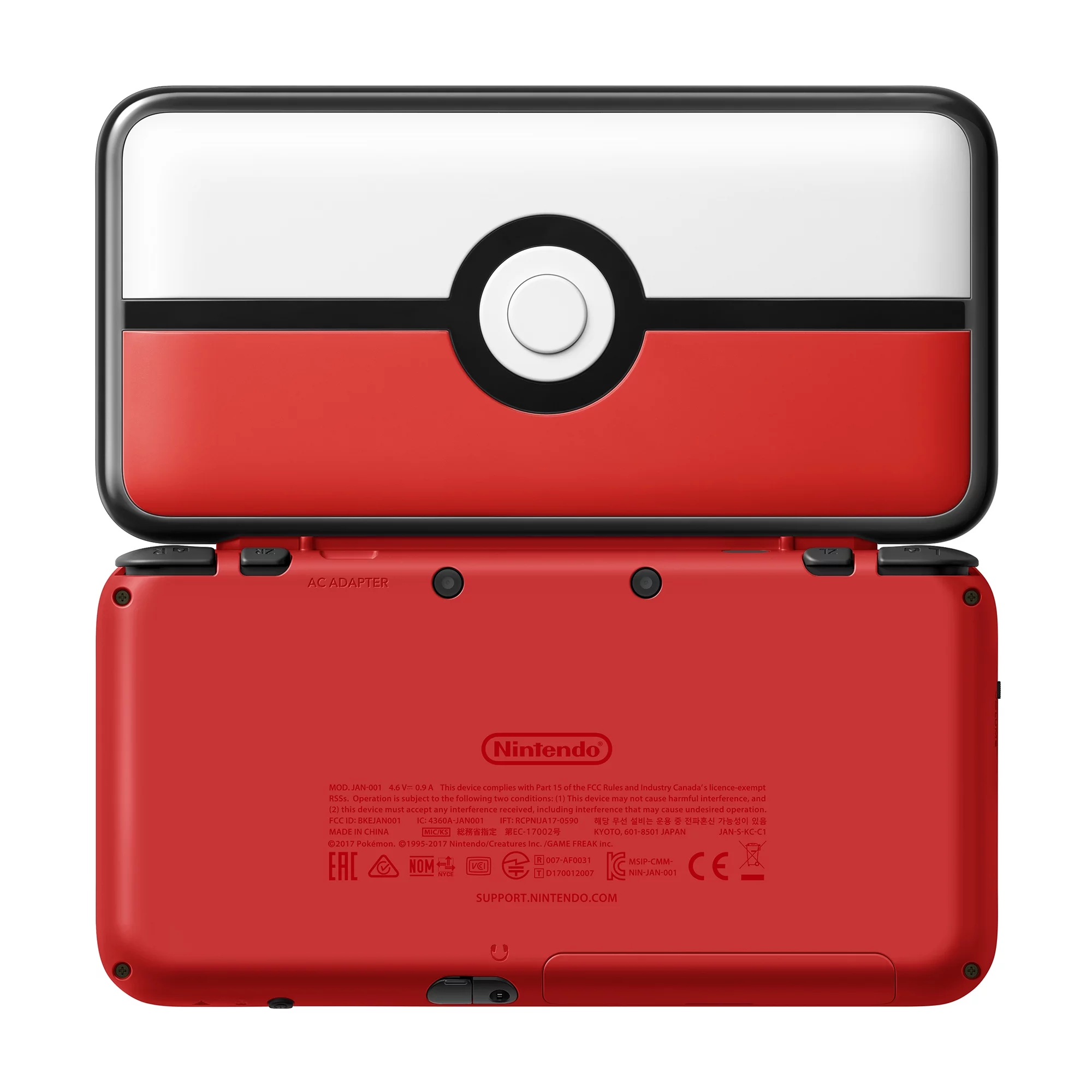 New Nintendo 2DS XL - Pokemon Poke Ball Edition