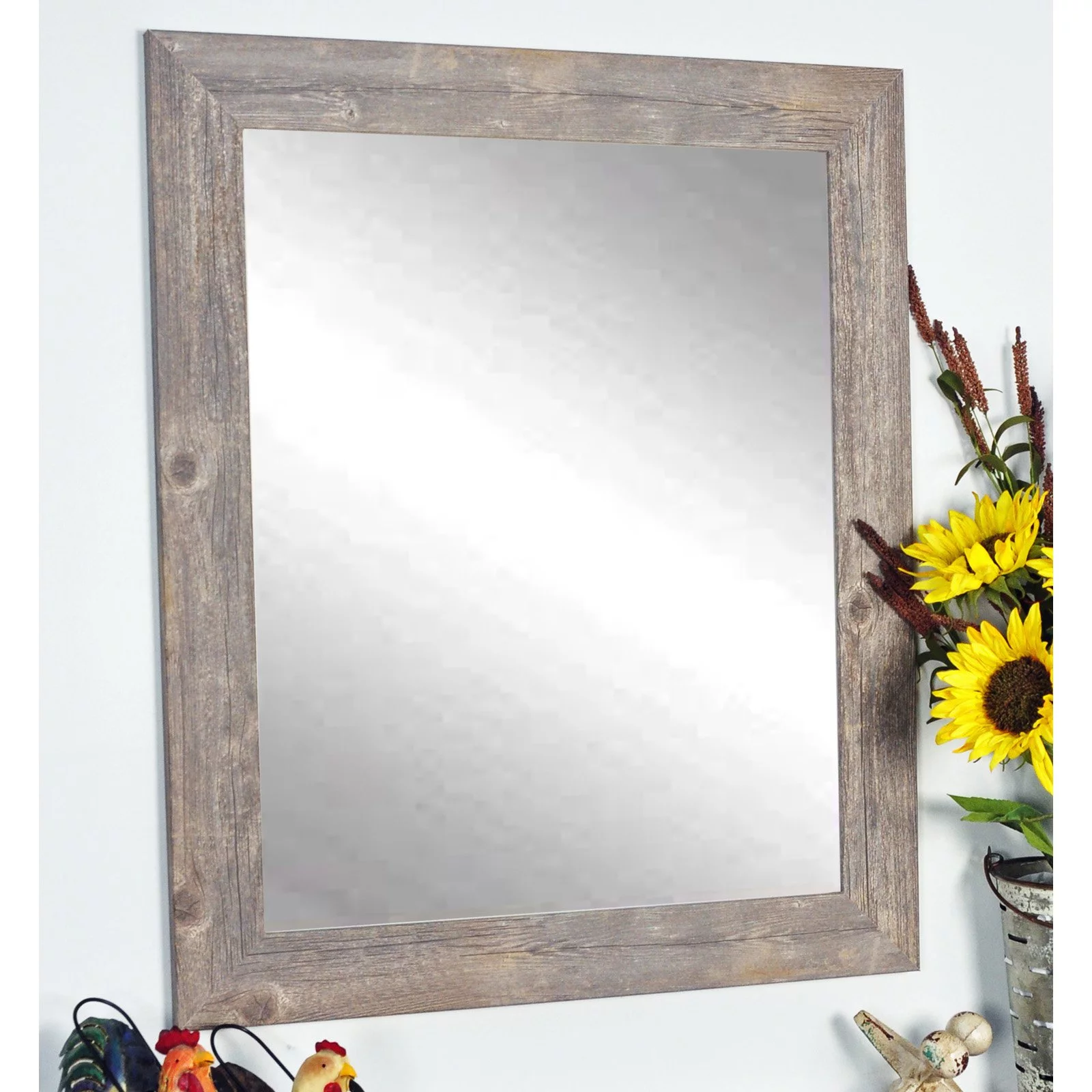BrandtWorks Urban Frontier Barnwood Wall Mirror