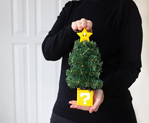 Nintendo Super Mario Bros. Super Star LED USB-Powered Light-Up Desktop Holiday Tree