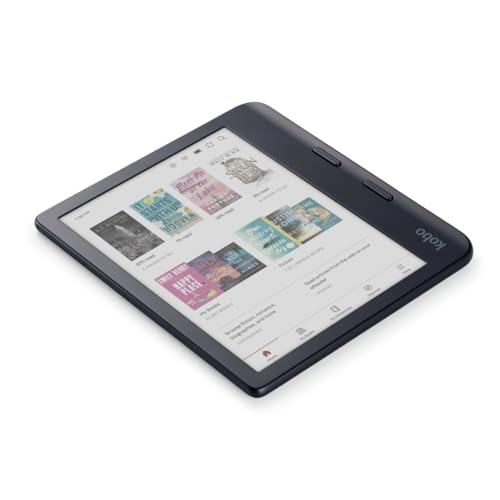 Kobo Libra Colour | eReader | 7” Glare-Free Colour E Ink Kaleido™ 3 Display | Dark Mode Option | Audiobooks | Waterproof | Black