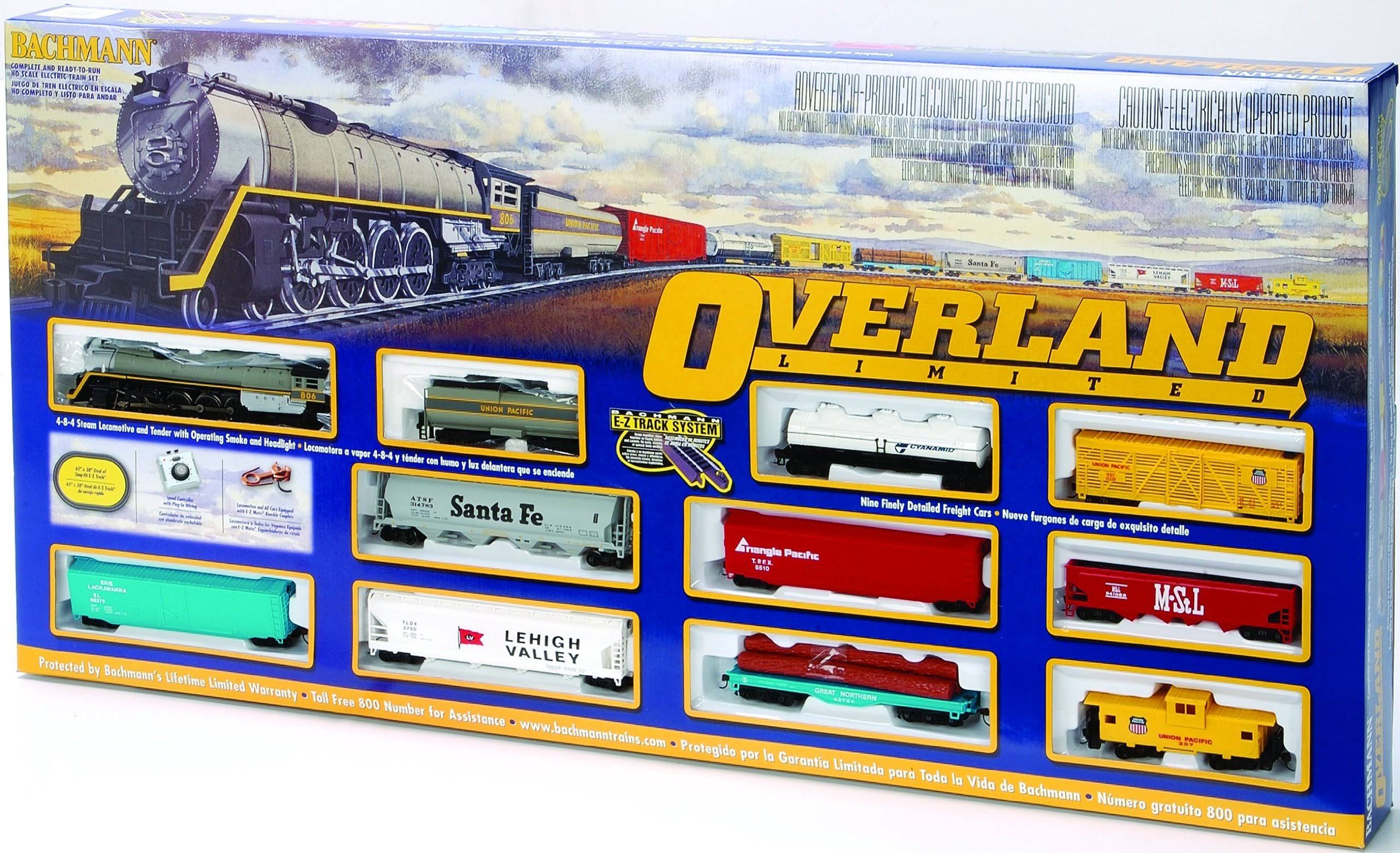 Bachmann Trains 614 Overland Limited Ready to Run Electric Train Set HO Scale
