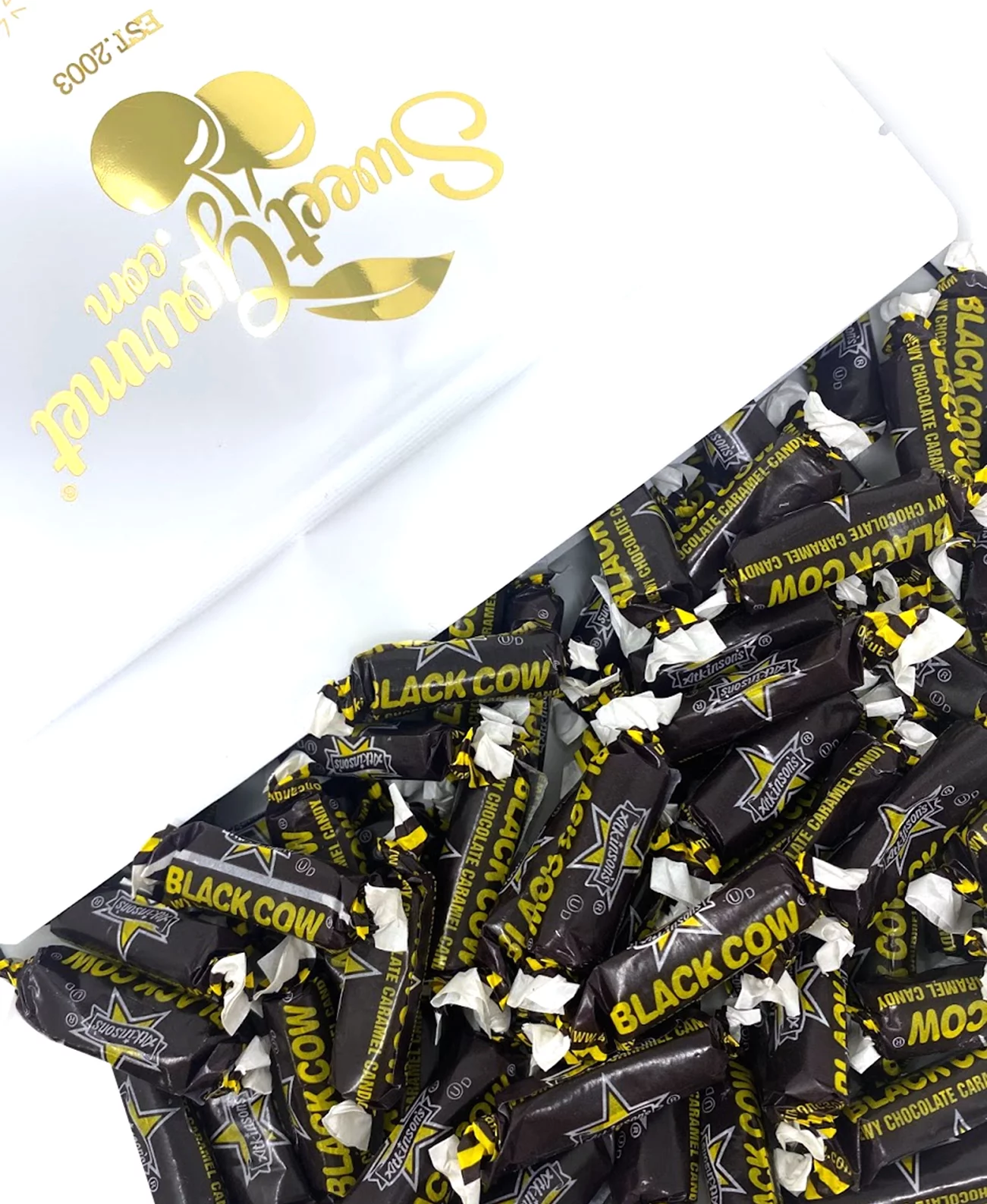 SweetGourmet Black Cow Chocolate Caramel Candy | 3 Pounds