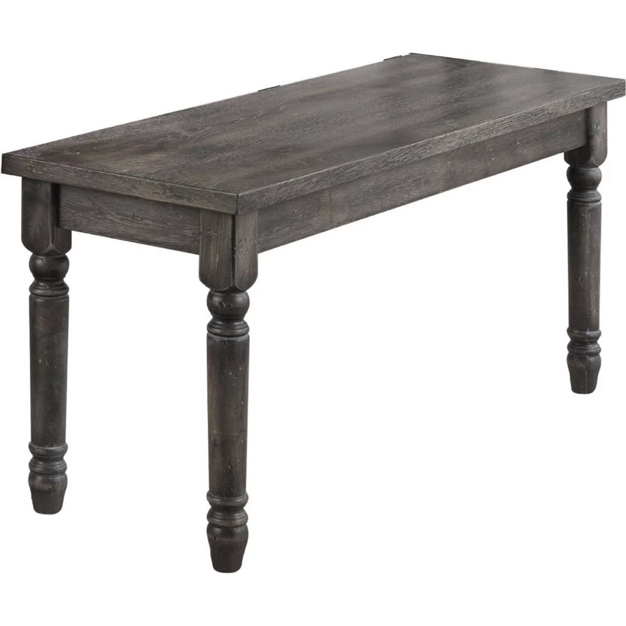 ACME Wallace Dining Bench, Weathered Gray Washed