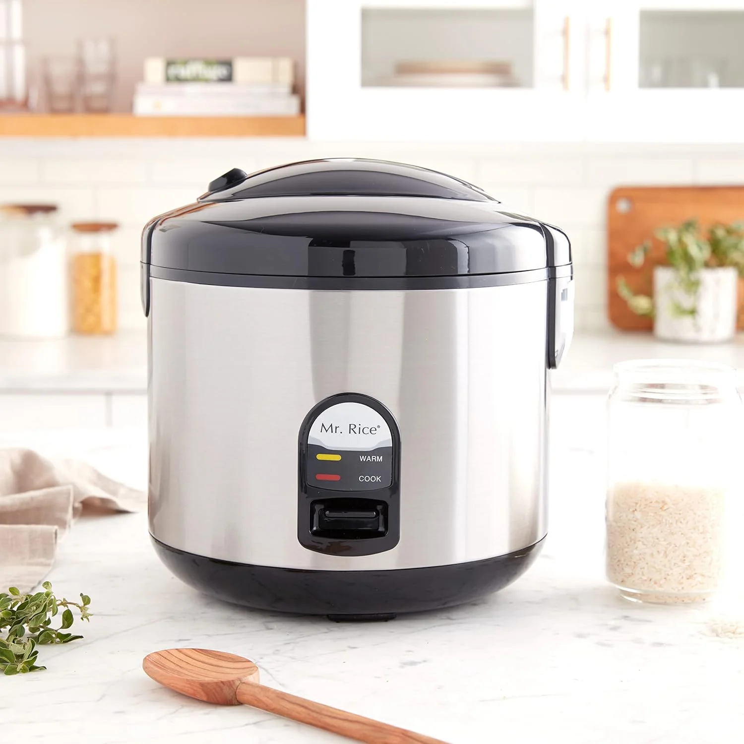 10 Cups Rice Cooker With Stainless Body