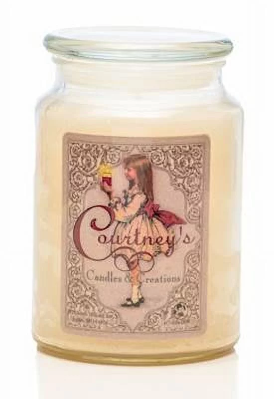 Magnolia -Courtneys Candles Maximum Scented 26oz Large Jar Candle