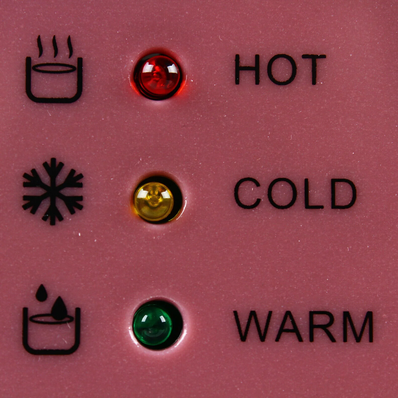 Oukaning Electric Water Dispenser Desktop Electric Hot And Cold Home Office Use 110V (Pink + Black)