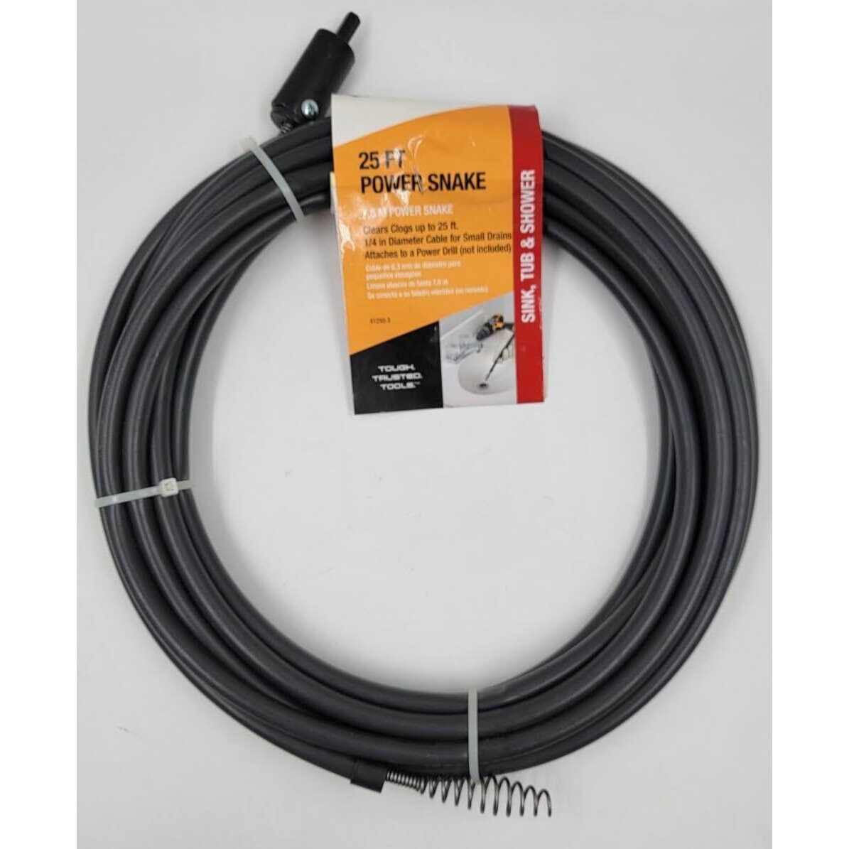 Cobra 25 ft. L Snake Drain Auger