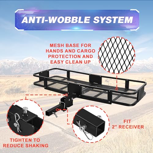 Young 500lb Folding Cargo Rack Carrier 60