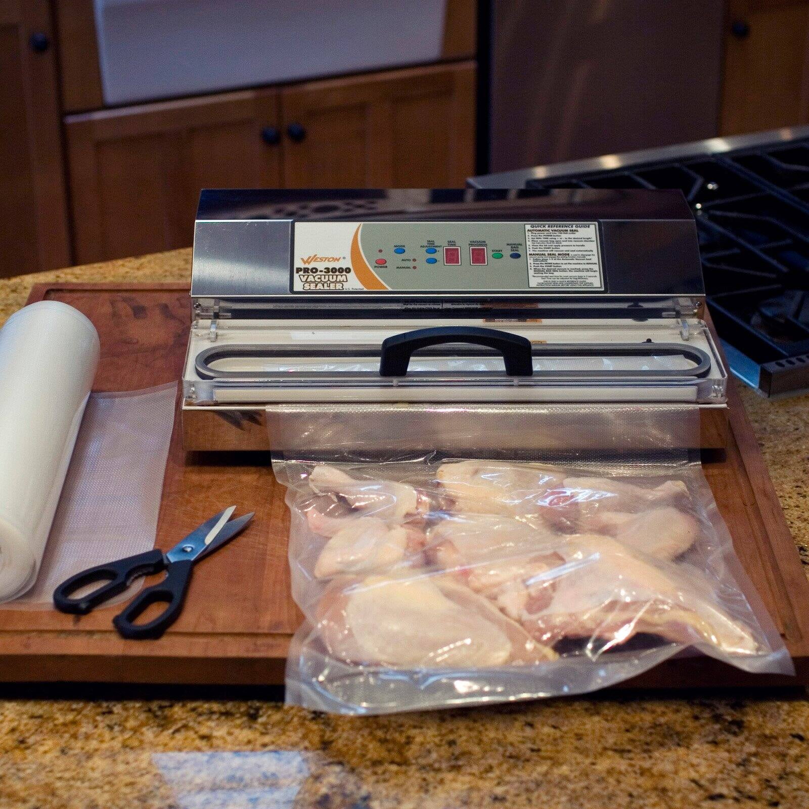 Weston Pro-3000 Stainless Steel Vacuum Sealer, 65-401-W