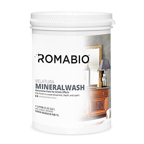 Romabio Velatura Mineralwash mineral-based flat paint for artistic effects