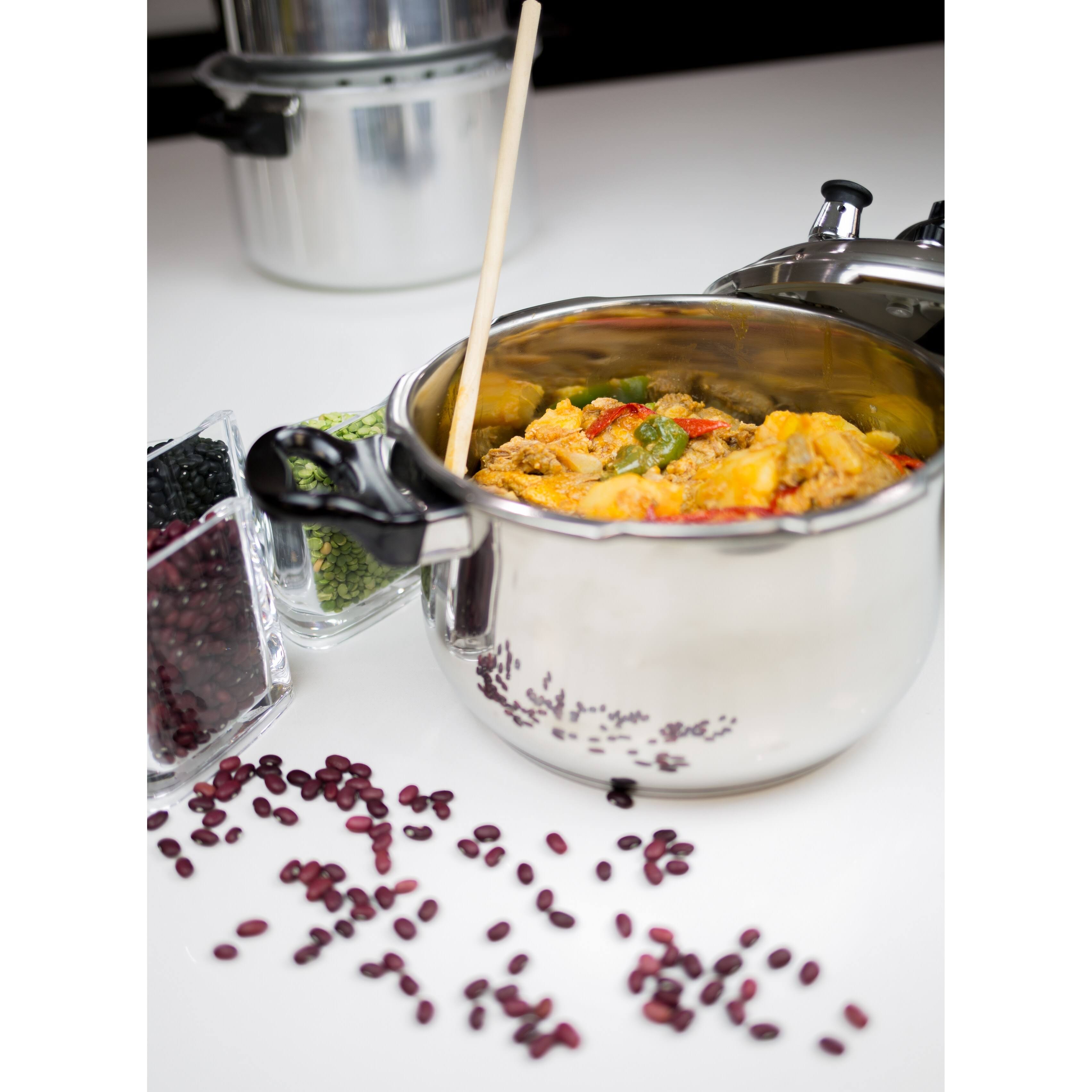 Bene Casa Stainless Steel 9.5 Quart Pressure Cooker