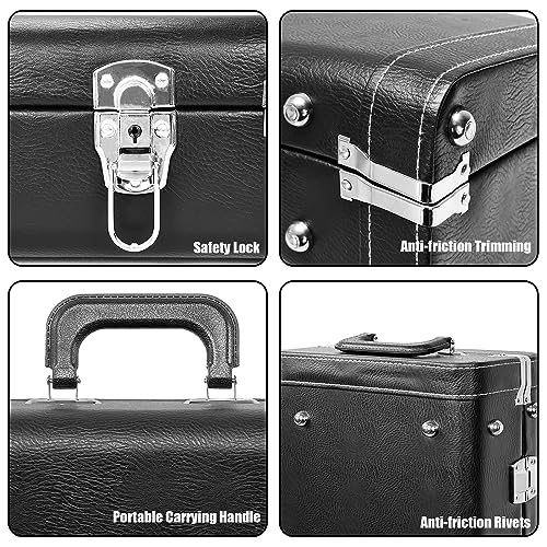 Alto Sax Case Portable Saxophone Backpack, Waterproof Alto Pu Leather Saxophone Case Gig Bag Carrying Alto Sax Bag with Lock，Saxophone Accessories